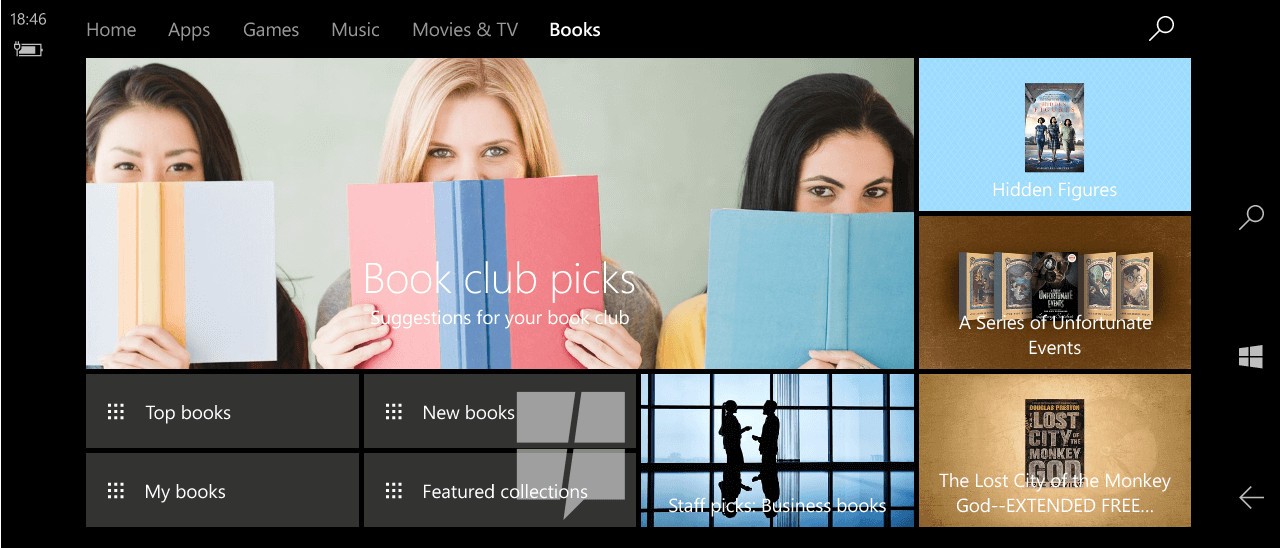 Windows 10, in arrivo un ebook store