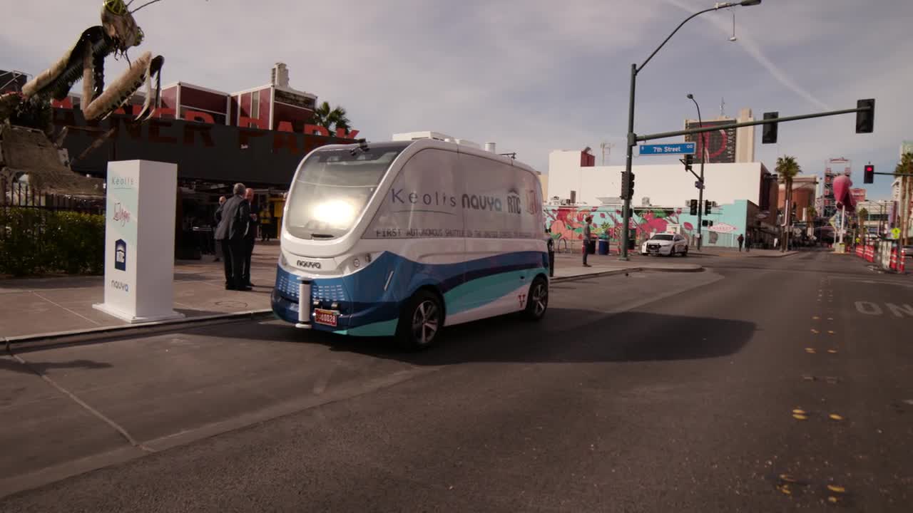 Navya Shuttle: un self-driving bus a Las Vegas