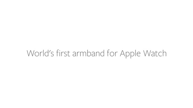 ActionSleeve, Armband per Apple Watch