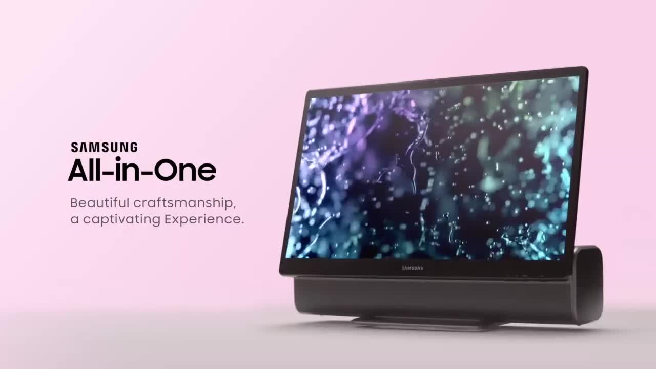 Samsung All-in-One con monitor touch e soundbar