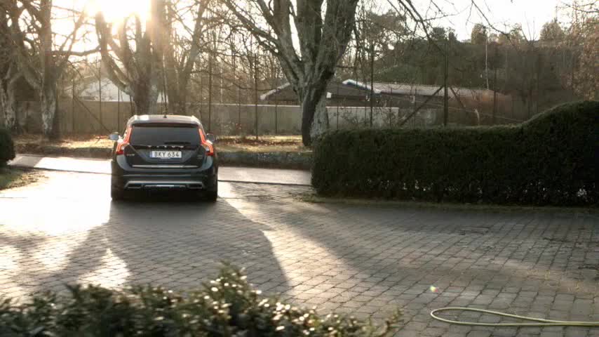 La famiglia Hain sulla self-driving car di Volvo