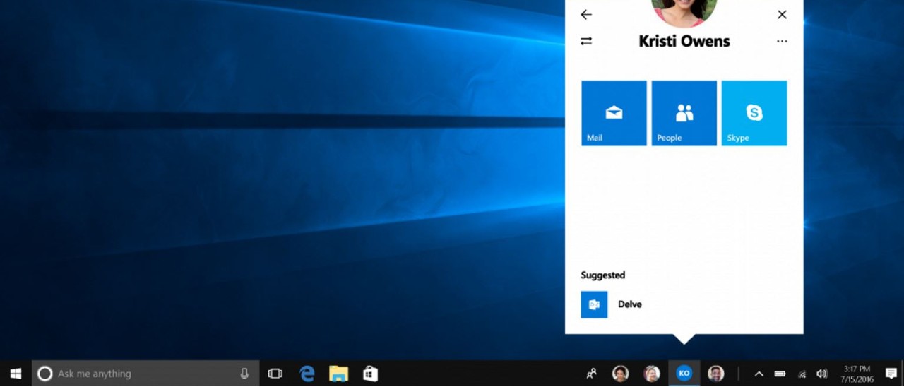 Windows 10 Redstone 3, arriva My People