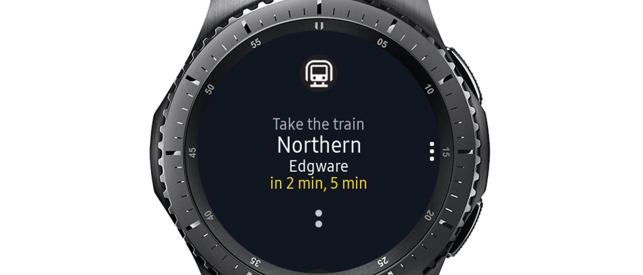 HERE WeGo, trasporto pubblico su Samsung Gear S3