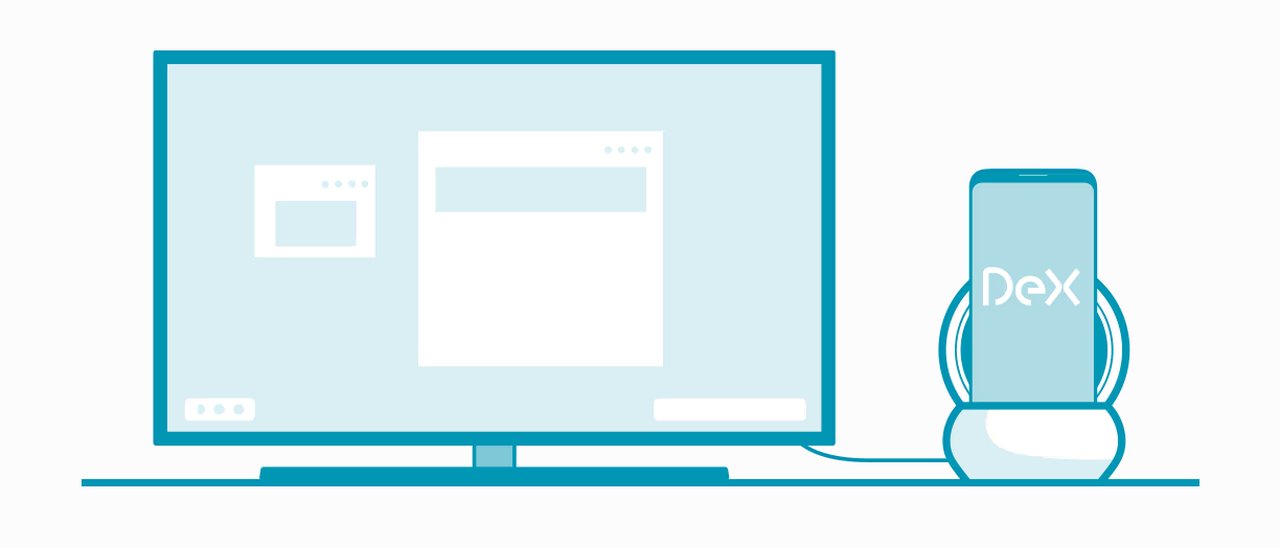 Samsung Galaxy S8, pulsanti on-screen e dock DeX
