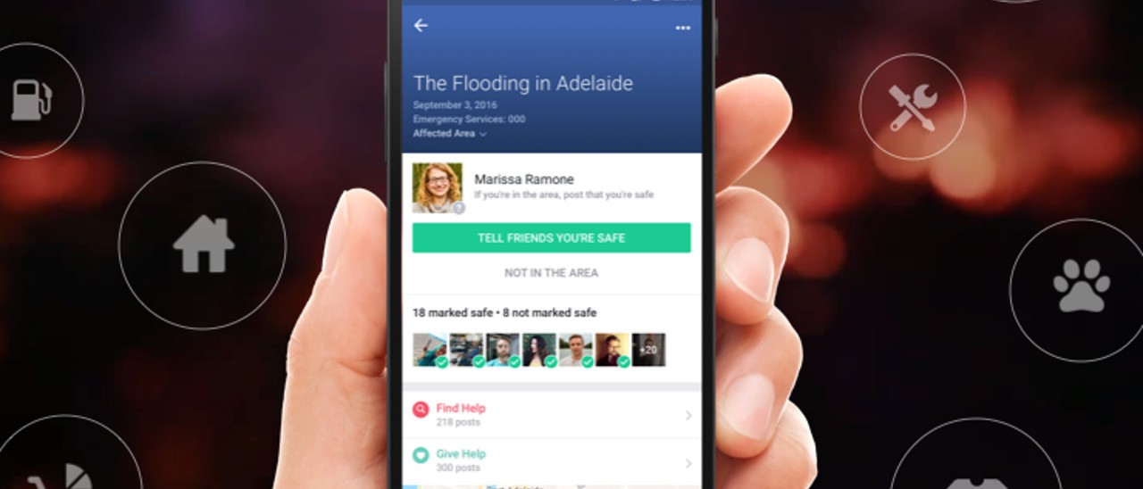 Facebook Community Help aiuta le persone