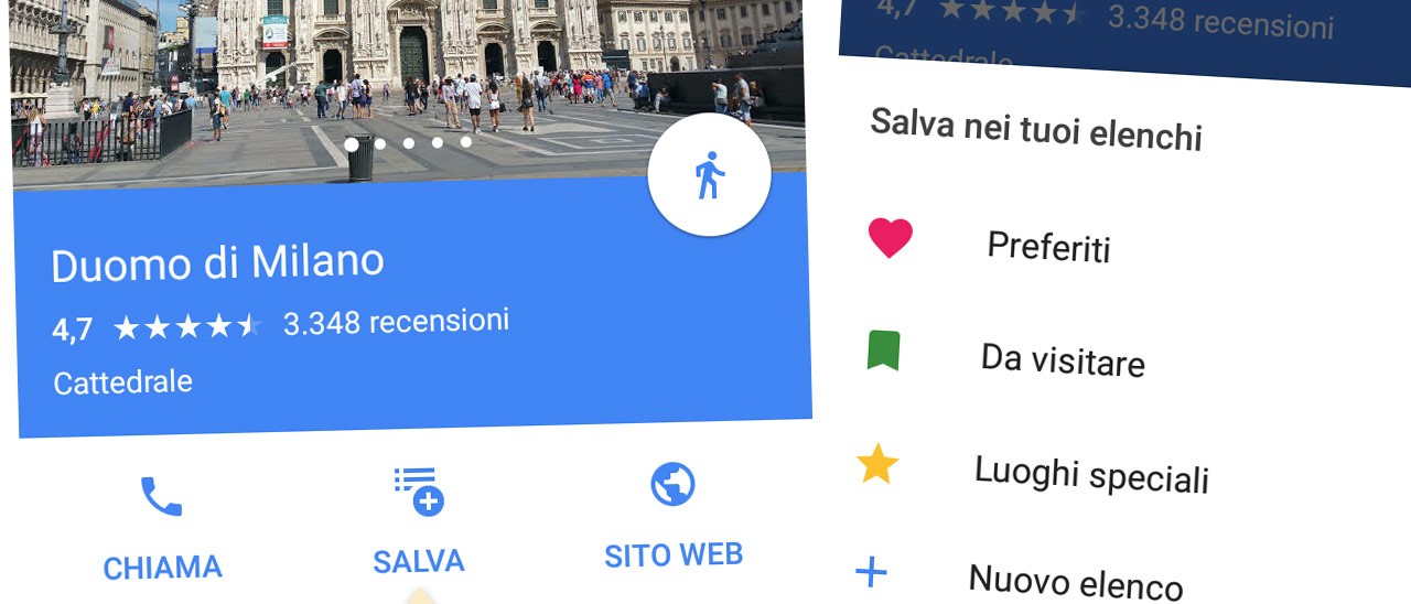 Google Maps e i luoghi preferiti