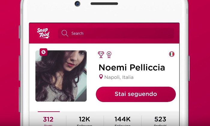SnapFood, social network per il cibo