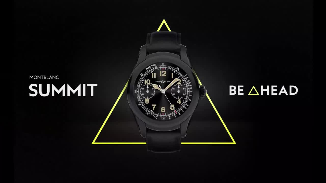 Lo smartwatch Montblanc Summit con Android Wear 2.0