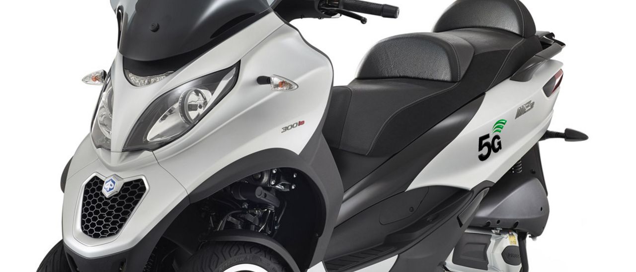 TIM, Piaggio, Ericsson: 5G per l'Internet of Vehicle