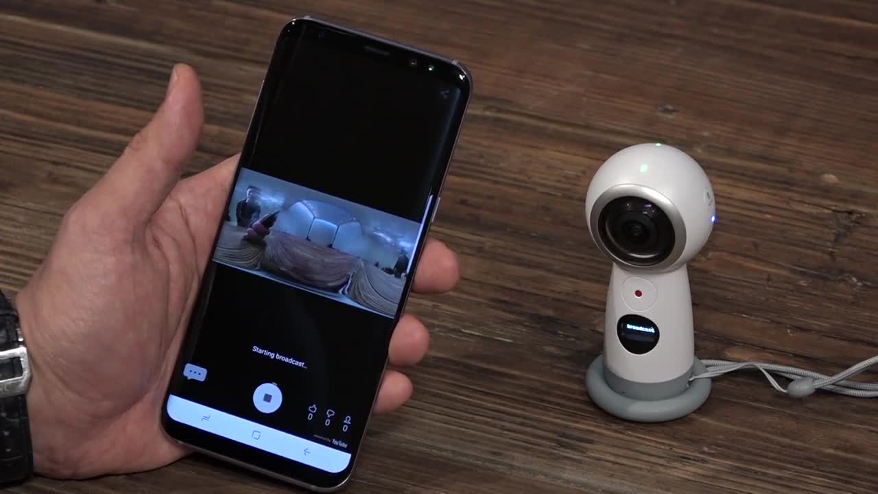 Samsung Gear 360 (2017): streaming live e 4K