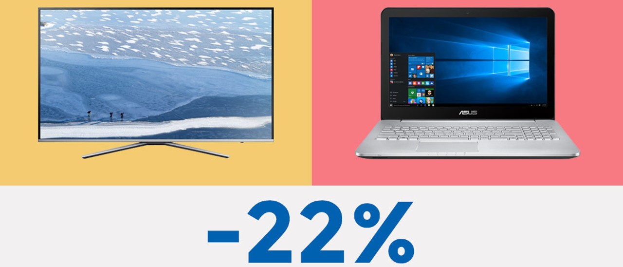 Unieuro sconta l'IVA per il weekend