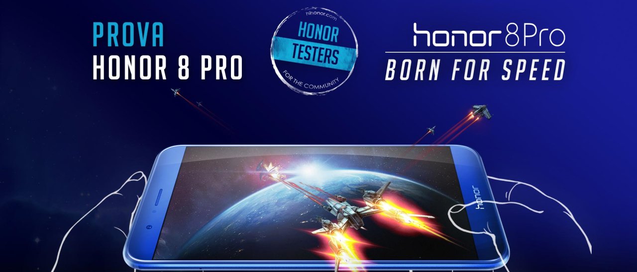 Honor 8 Pro, programma per diventare tester