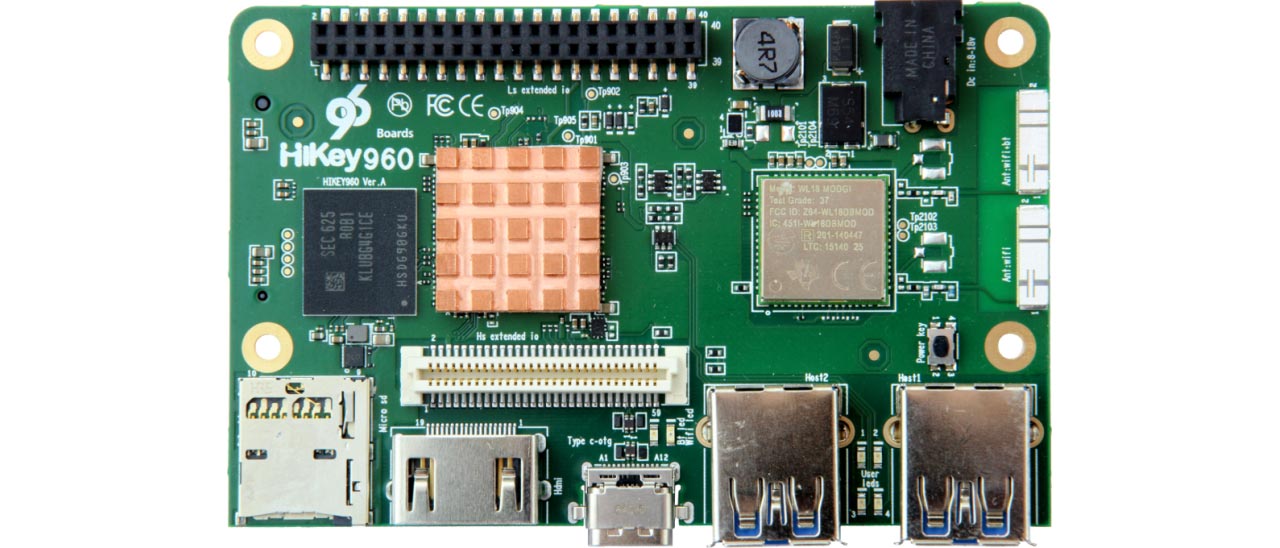 Huawei HiKey 960, board con Kirin 960 e Android