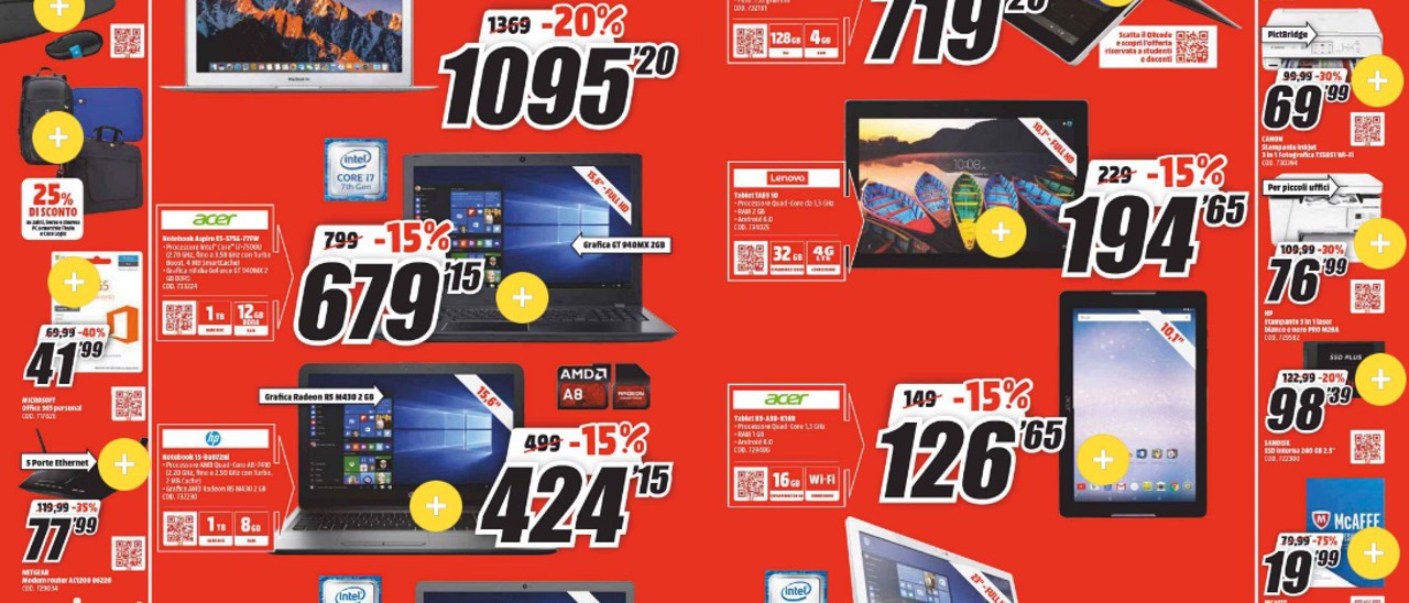 Volantino MediaWorld, arriva il Galaxy S8