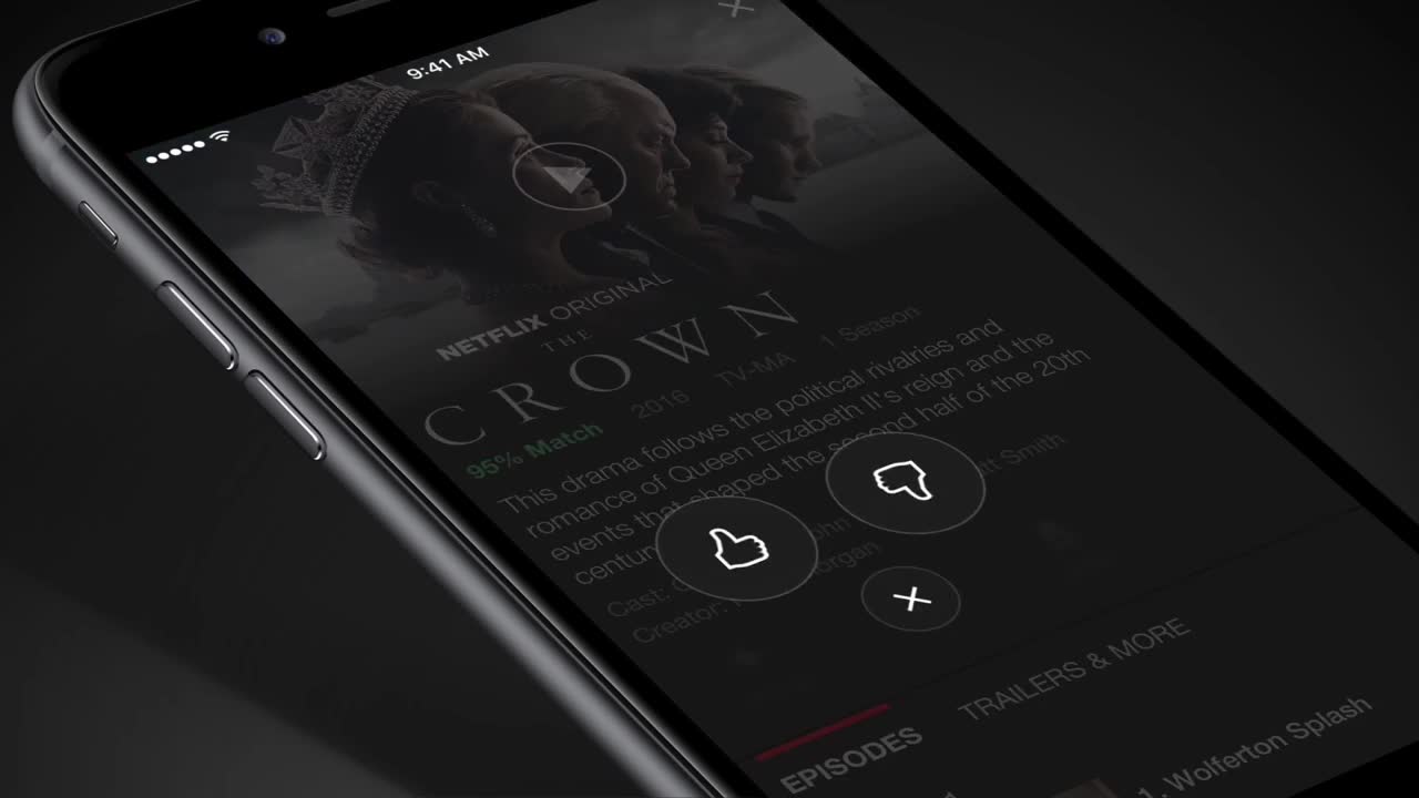 Netflix: addio alle stelle, arrivano i pollici