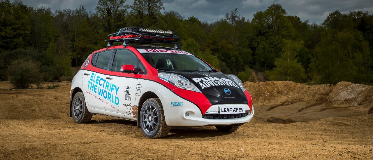 Nissan Leaf, le auto elettriche sbarcano nei rally