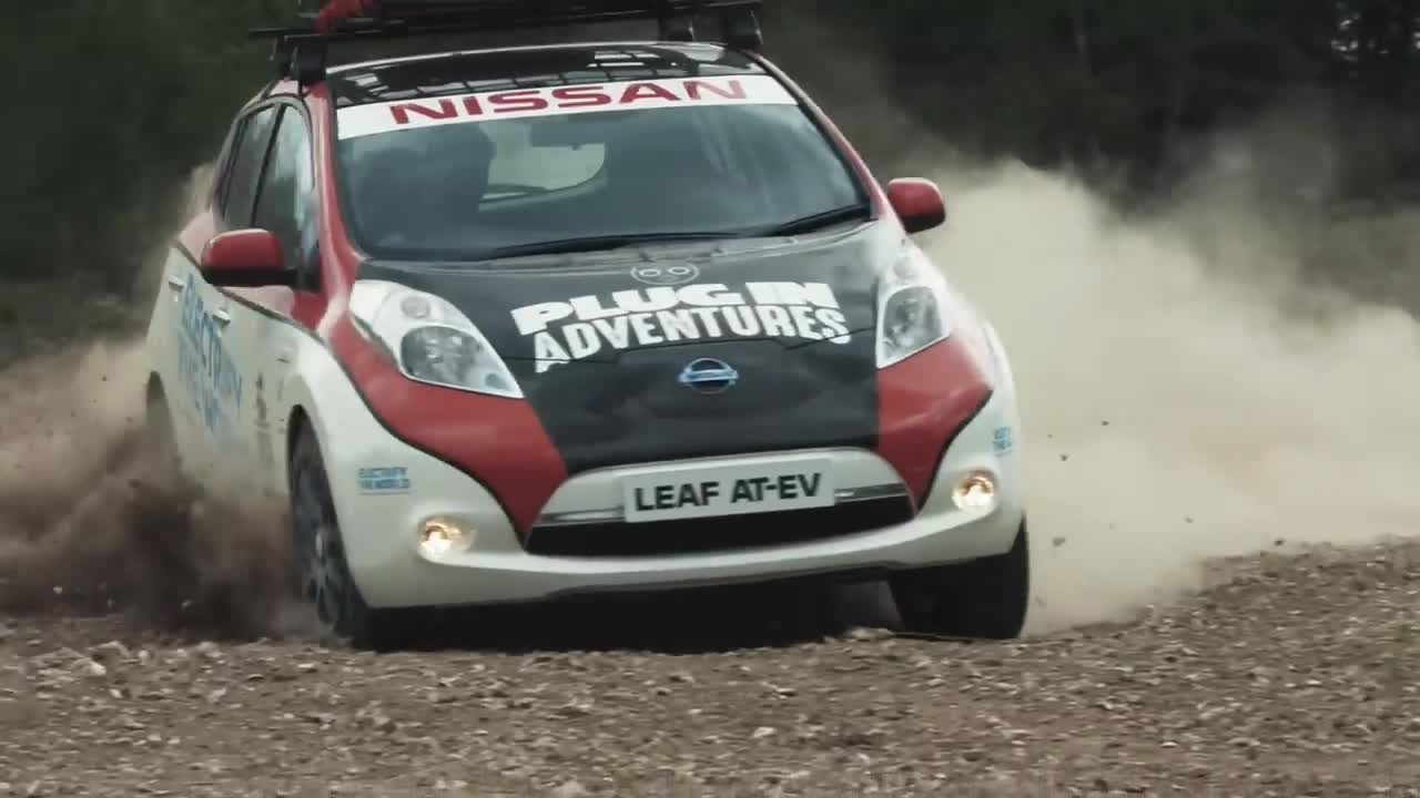 Nissan LEAF AT-EV al Mongol Rally