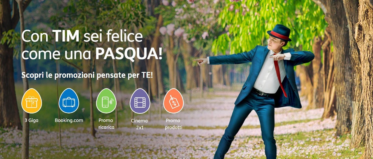 TIM, per Pasqua tante promozioni