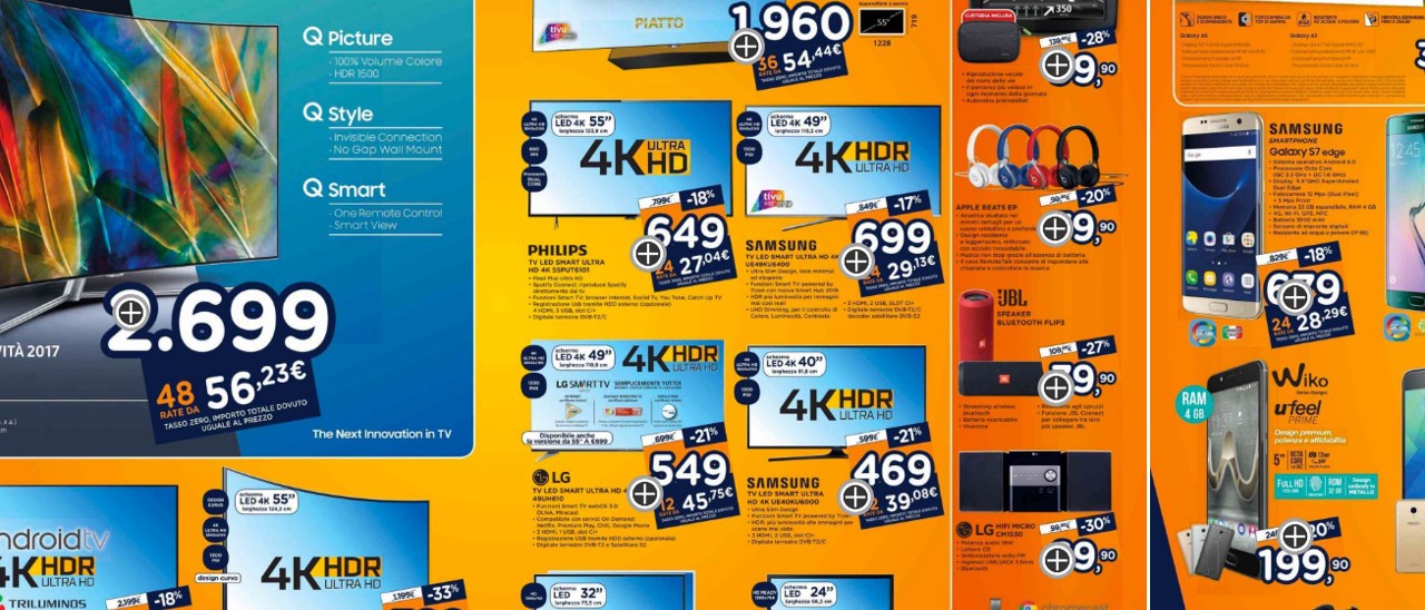 Volantino Unieuro, Huawei P10 Lite a 349 euro