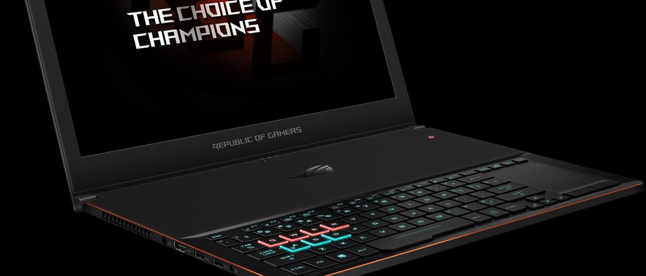 ASUS ROG Zephyrus, gaming laptop ultra sottile