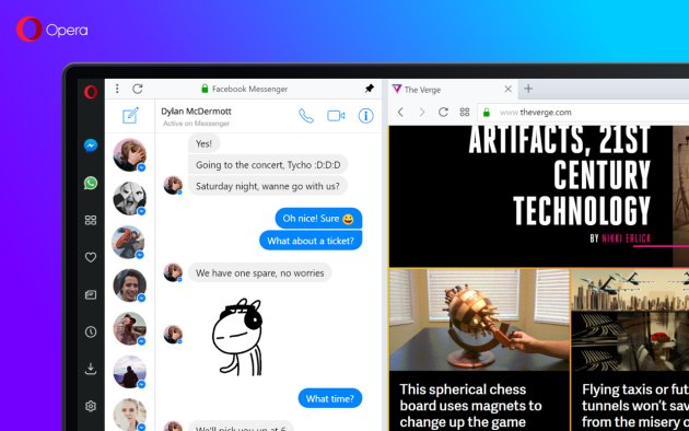 Messenger in Opera Reborn