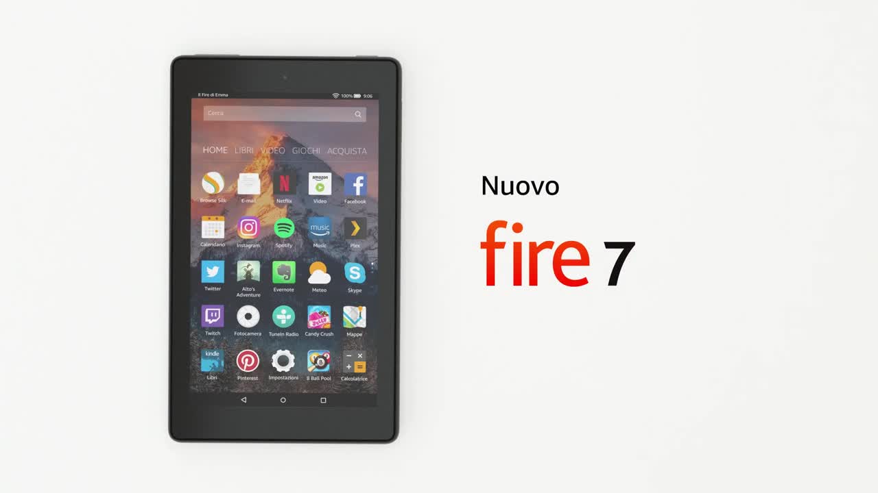 Amazon presenta i nuovi tablet Fire 7 e Fire HD 8