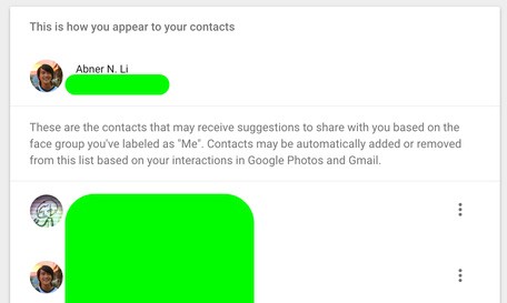 Google Foto chiede agli utenti di confermare l'identità delle persone presenti all'interno delle immagini