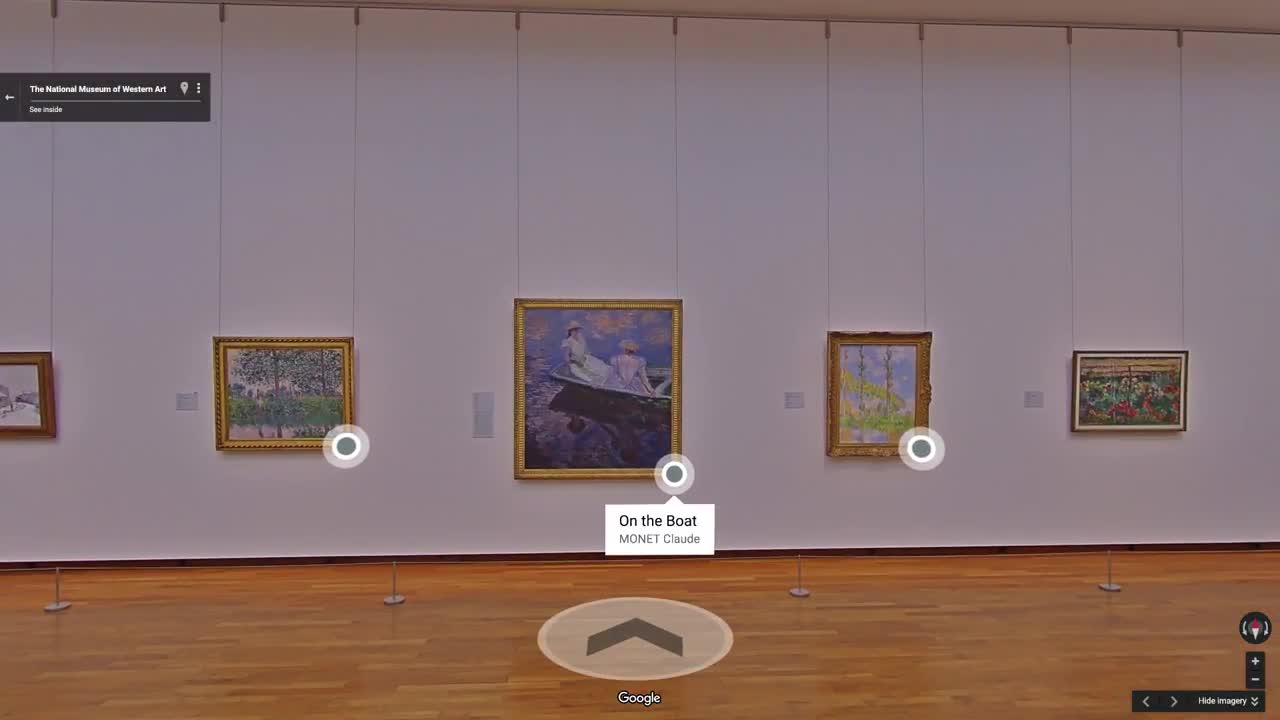 Arte: tour interattivi dei musei su Street View