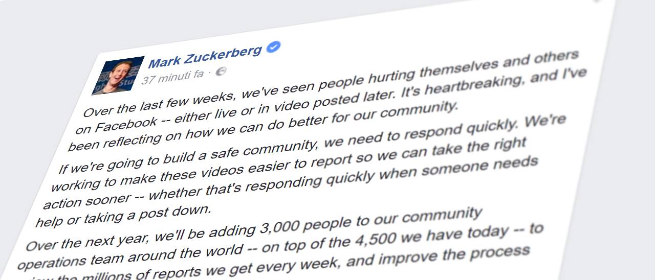 Facebook, controlli più rapidi grazie all'uomo