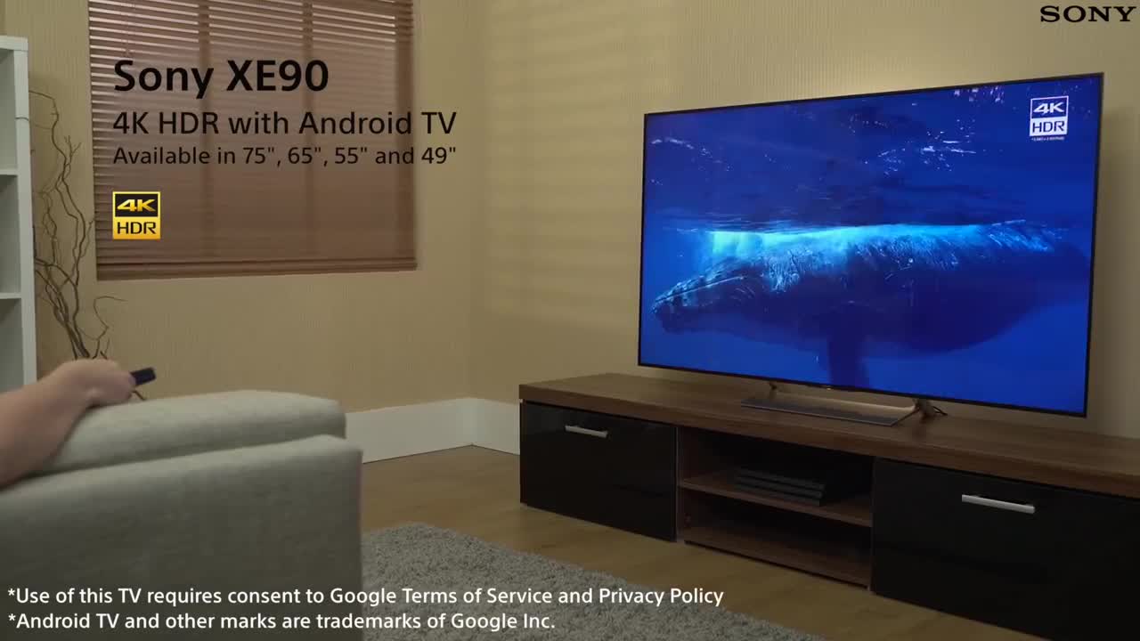 Sony XE90: Android TV, 4K e HDR