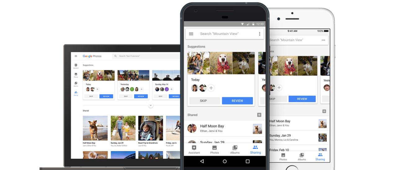 Google Foto, nuove funzionalità di condivisione