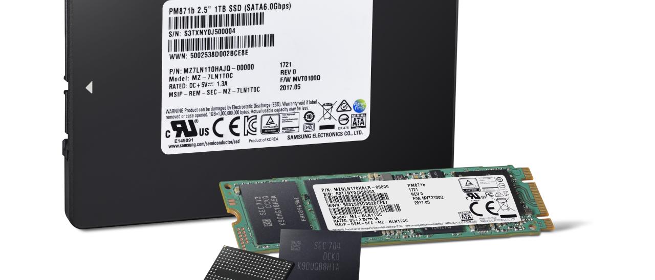 Samsung V-NAND a 64 layer per memoria flash e SSD