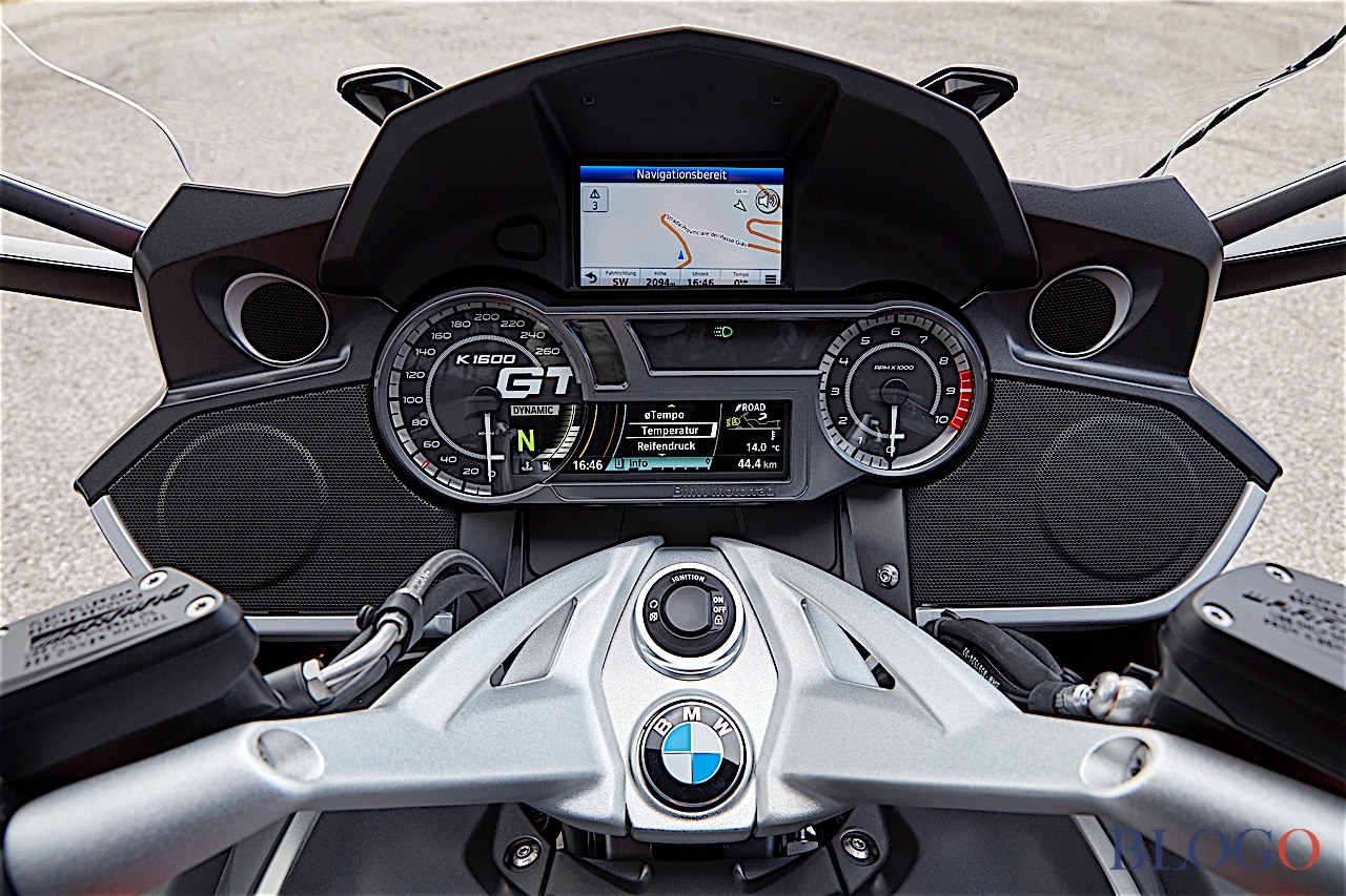 Sistema infotainment su BMW K1600 GT