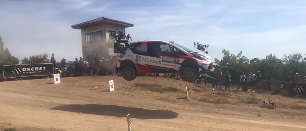 Droni, crash al Rally Italia Sardegna