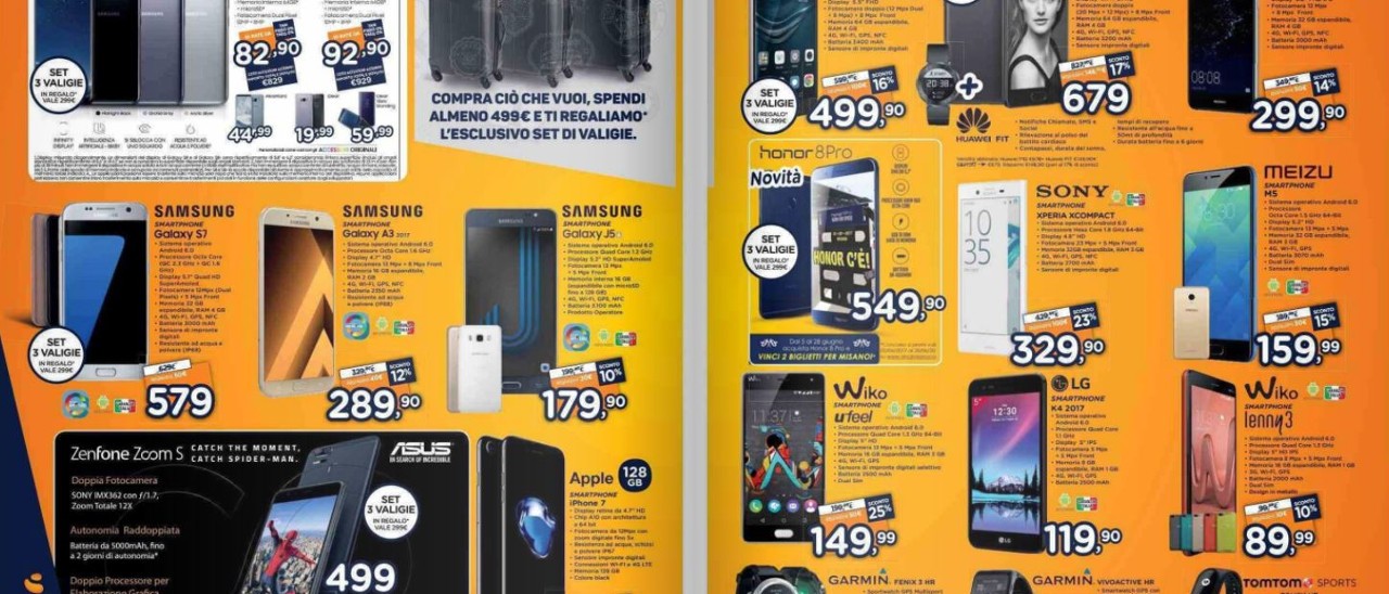 Unieuro regala le valigie per le vacanze