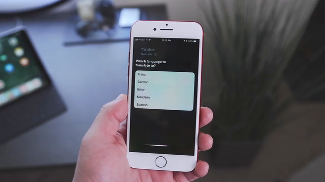 iOS 11 - Traduzioni di Siri