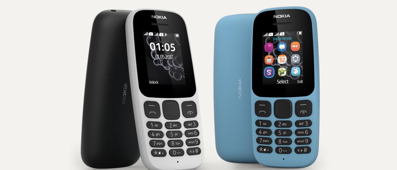 HMD Global annuncia i nuovi Nokia 105 e Nokia 130