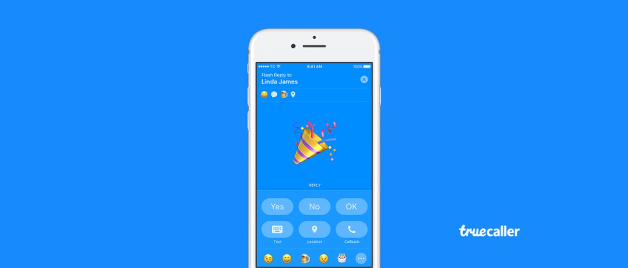 Messaggi flash in Truecaller 7.60 per iOS