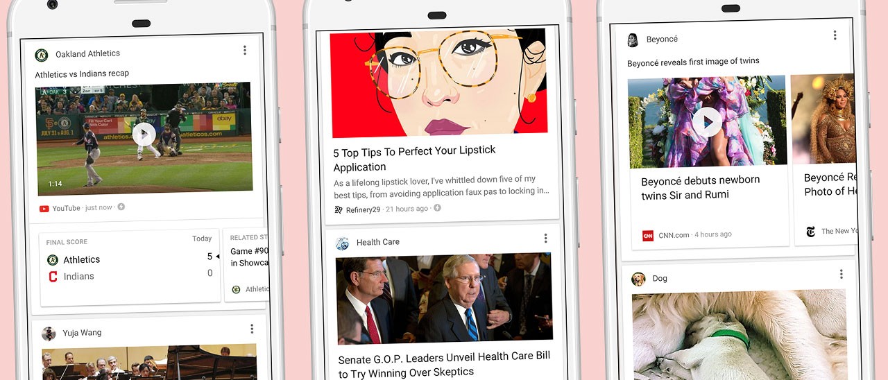 Il nuovo Feed di Google arriva su Android e iOS