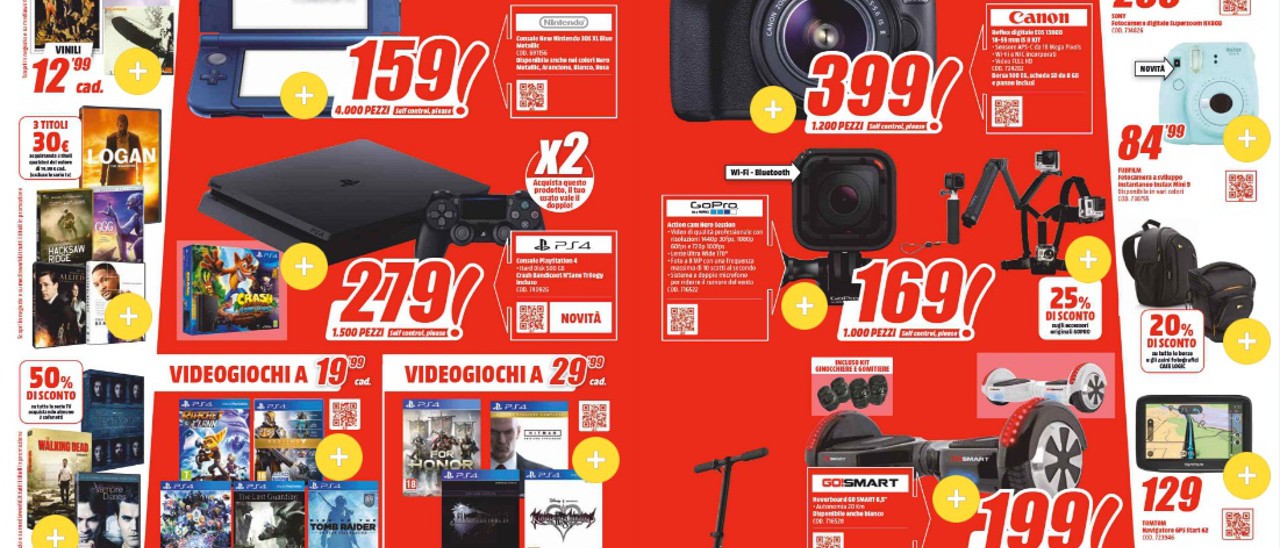 MediaWorld sconta gli accessori high tech
