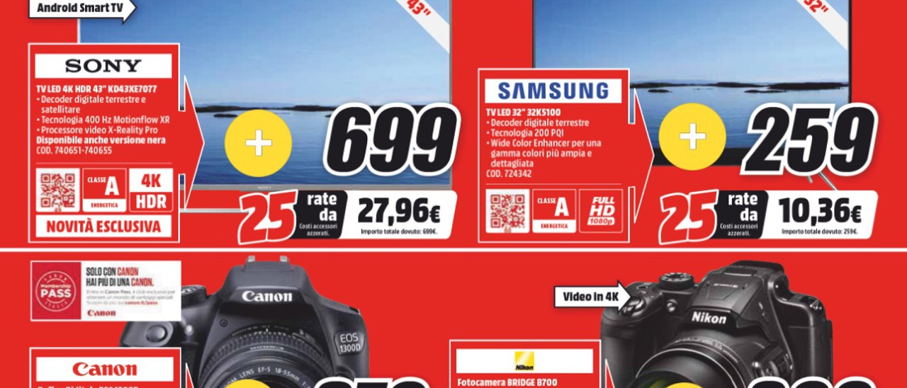 MediaWorld, smartphone e PC a tasso zero