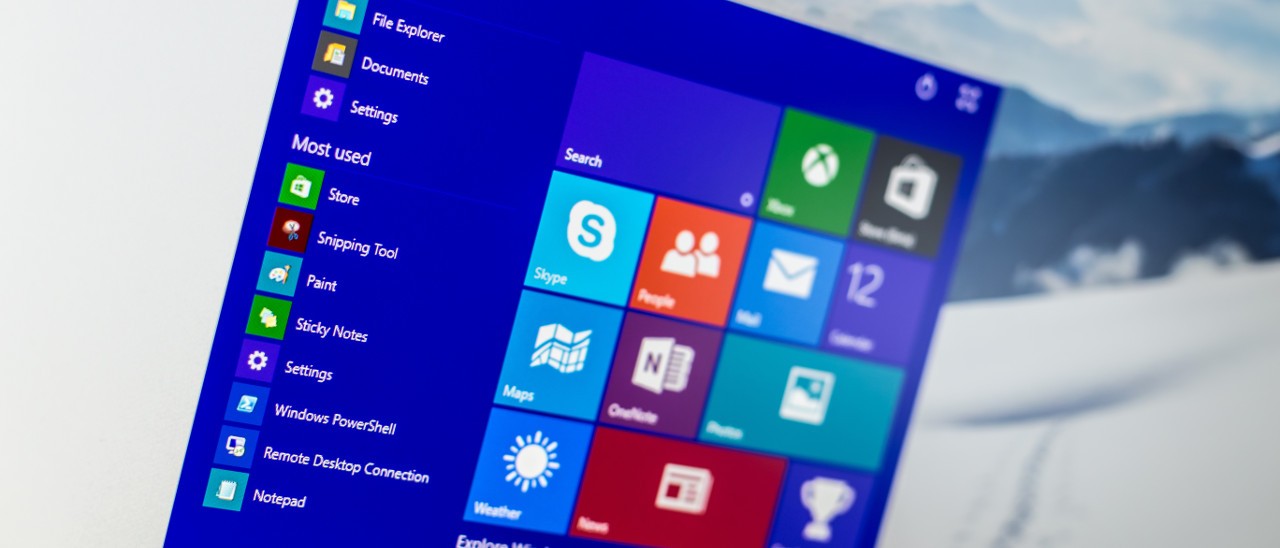 Windows 10, app separata per il menu Start