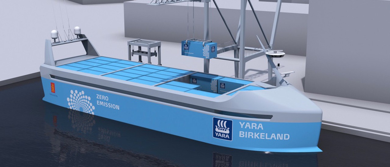 La Norvegia progetta navi cargo a guida autonoma