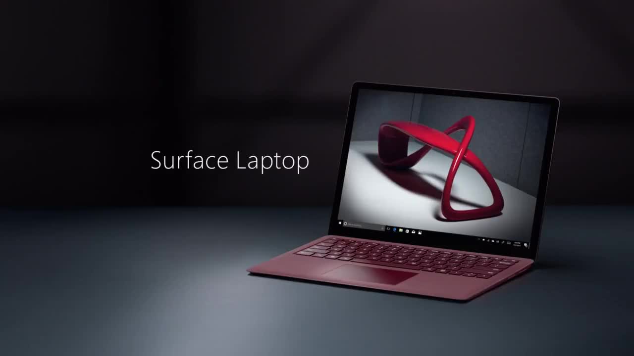 Uno spot TV per Surface Laptop