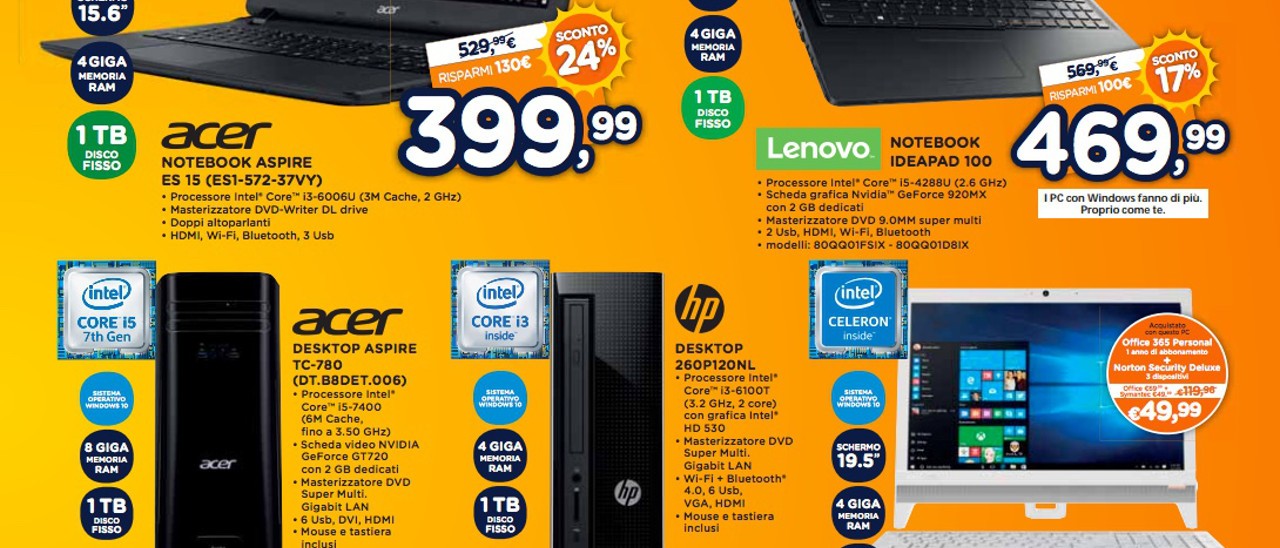 Unieuro, fuoritutto con sconti sino al 50%