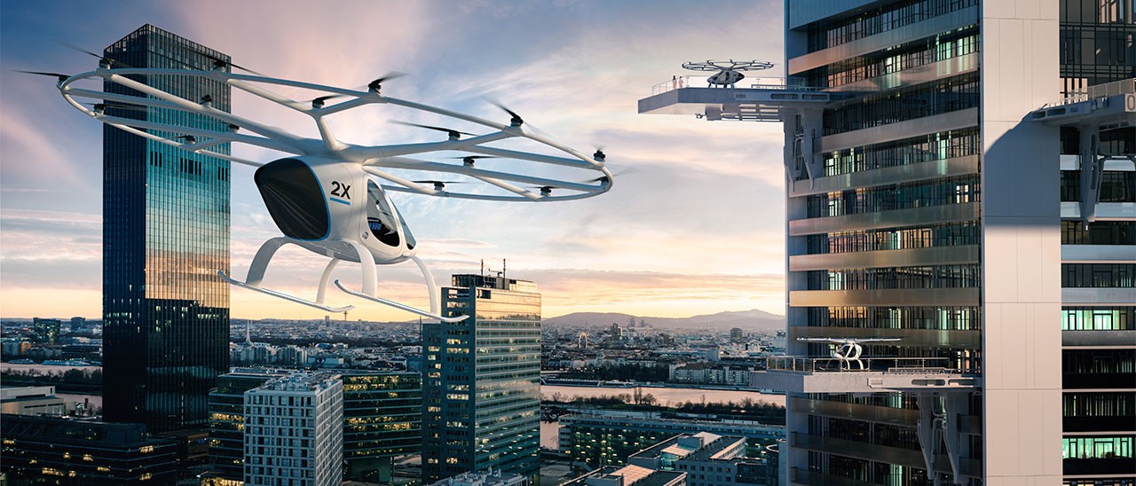 Daimler per il taxi volante autonomo Volocopter