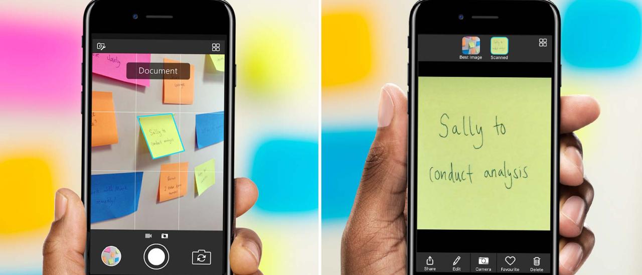 Microsoft Pix per iOS riconosce i documenti