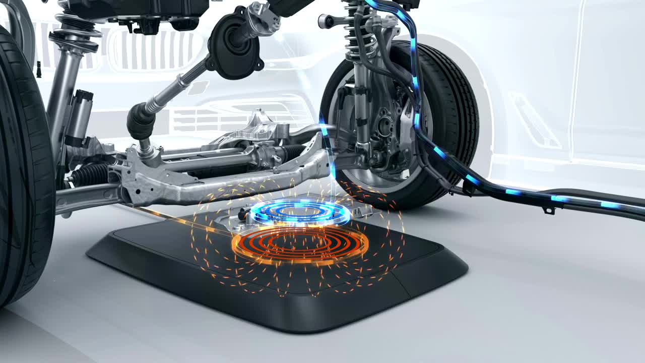 BMW: ricarica wireless per auto ibride o elettriche