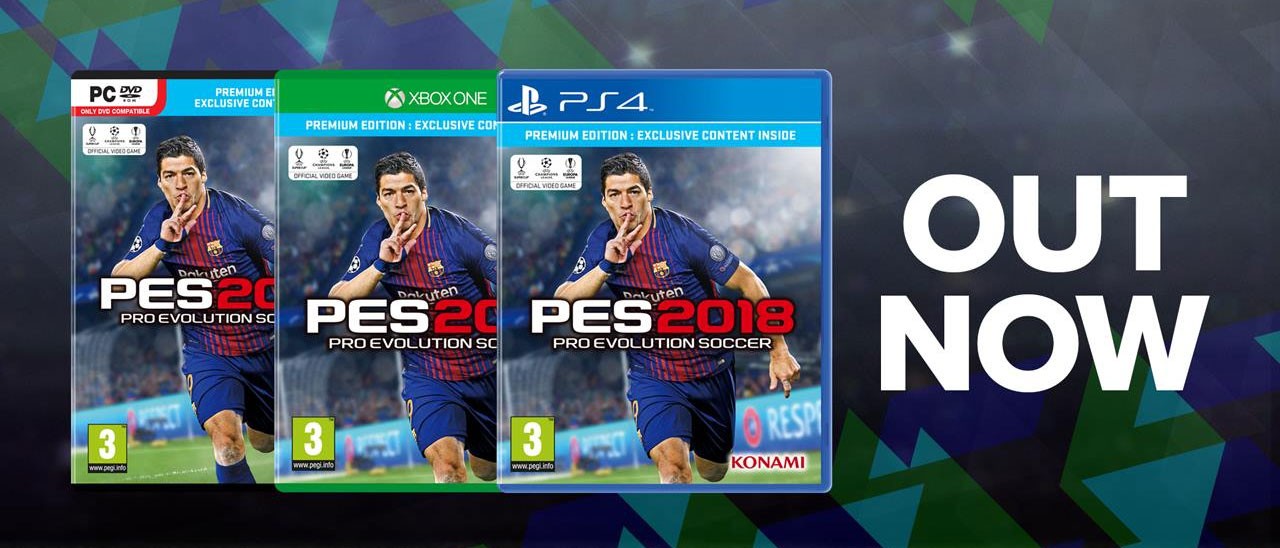 PES 2018: oggi l'uscita e la demo su PC