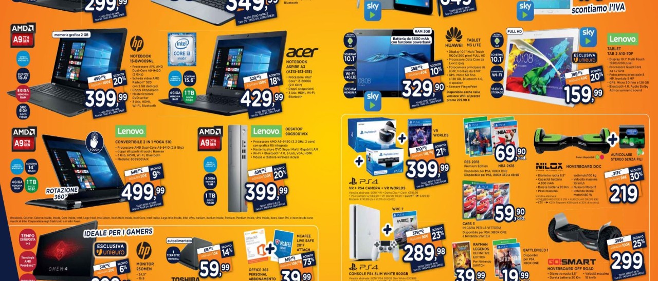 Unieuro, 200 euro di rimborso per chi cambia PC